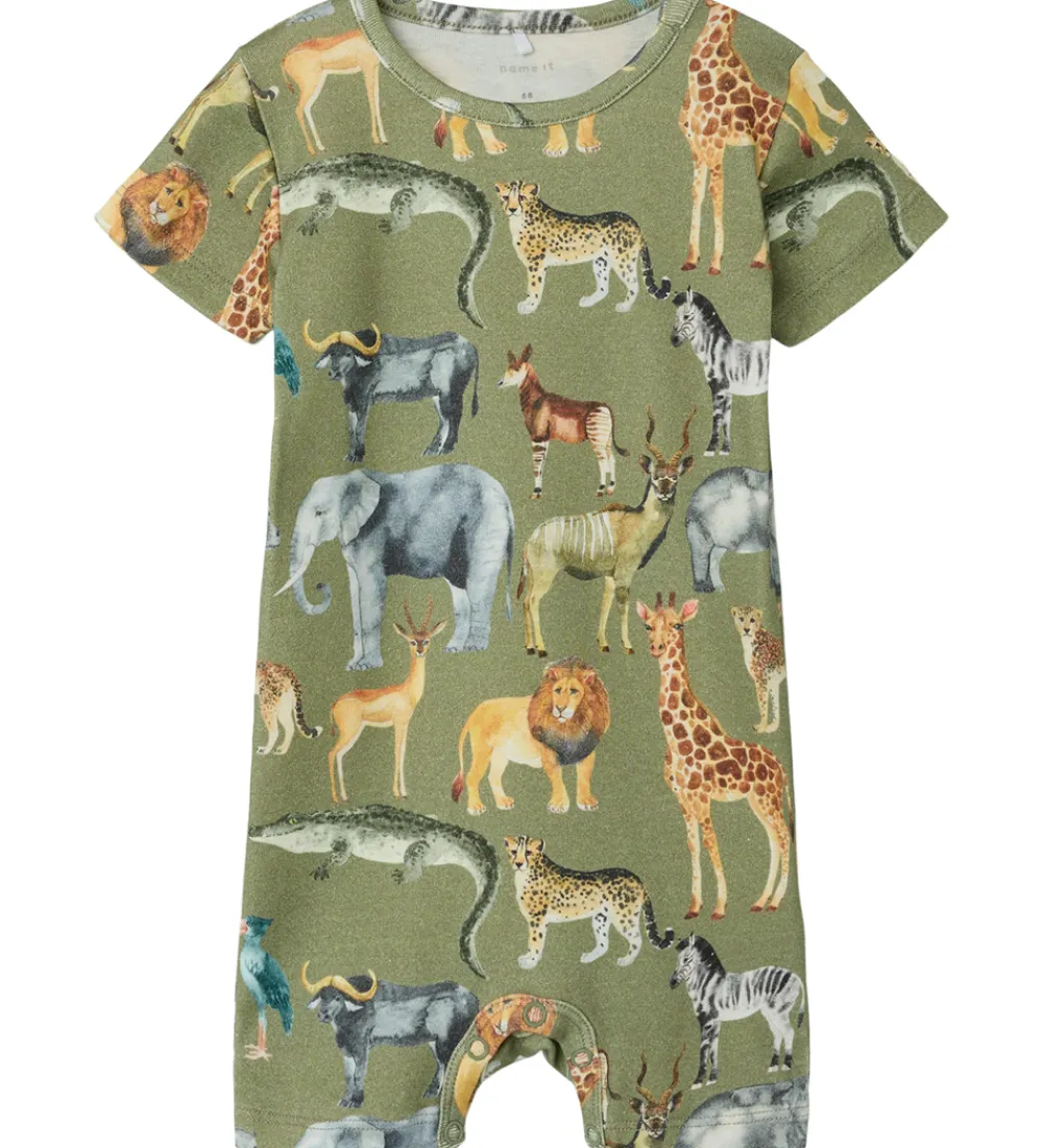 Name It Sommerdragter*Sommerdragt - NbmJasen - Oil Green
