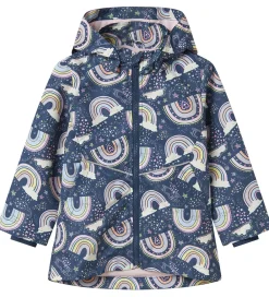 Sommerjakker-Name It Sommerjakke - NmfMaxi - Sargasso Sea/Rainbow