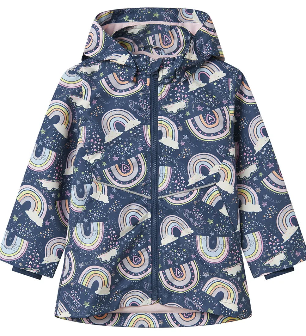 Sommerjakker-Name It Sommerjakke - NmfMaxi - Sargasso Sea/Rainbow