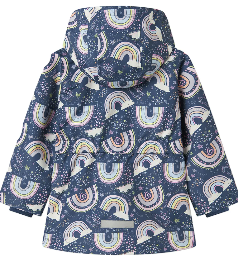 Sommerjakker-Name It Sommerjakke - NmfMaxi - Sargasso Sea/Rainbow