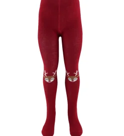 Name It Strømpebukser*Strømpebukser - 2-pak - NmfVichristmas - Jester Red/Clou