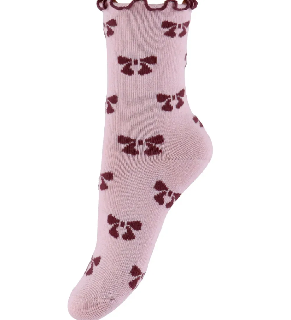 Name It Strømper|Juletøj*Strømper - 3-Pak - NmfSilke - Keepsake Lilac/Peyote Mela