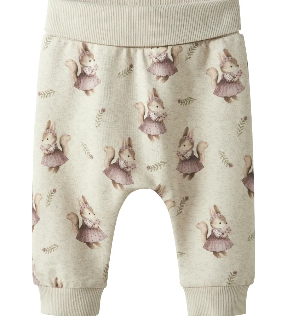 Bukser Og Jeans-Name It Sweatpants - NbfShelly - Peyote Melange