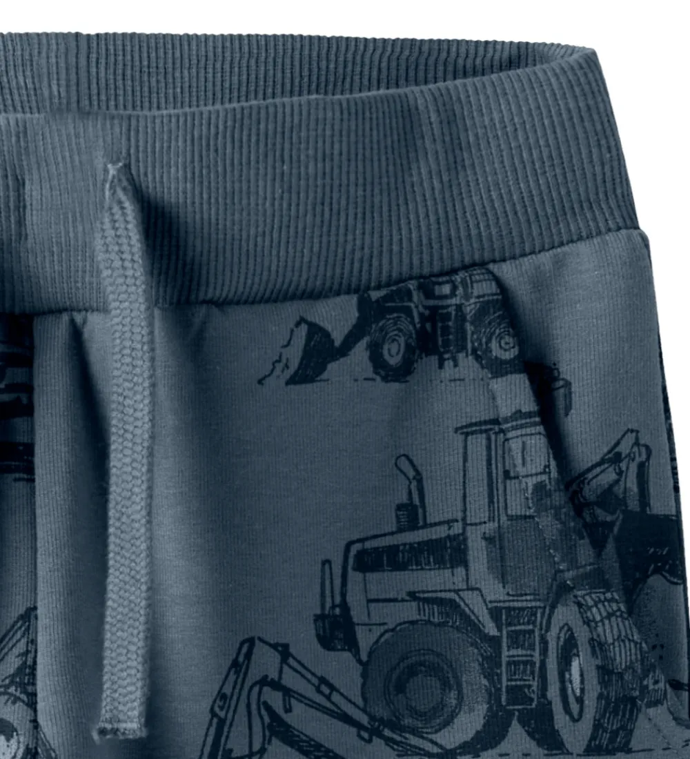 Bukser Og Jeans-Name It Sweatpants - NmmStorm - Flint Stone