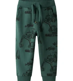 Bukser Og Jeans-Name It Sweatpants - NmmStorm - Bistro Green