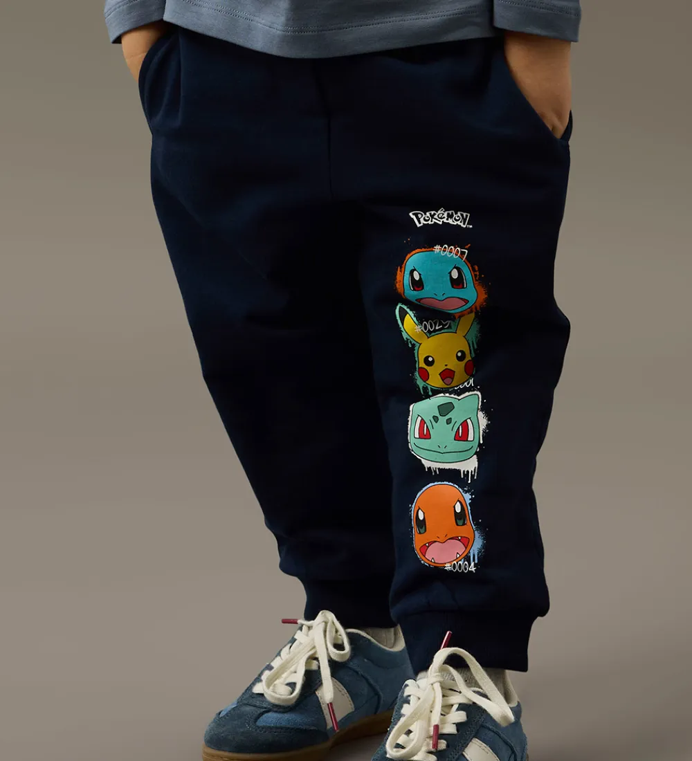 Name It Bukser Og Jeans*Sweatpants - Pokémon - NmmNoa - Navy Blazer