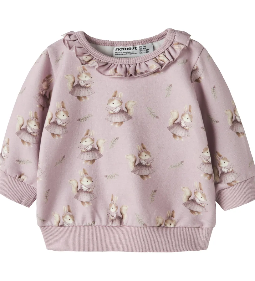Name It Sweatshirts*Sweatshirt - NbfShelly - Keepsake Lilac