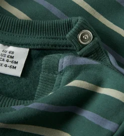 Name It Sweatshirts*Sweatshirt - NbmVimmer - Bistro Green/Stripes