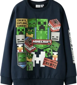 Name It Sweatshirts*Sweatshirt - NkmNeven - Minecraft - Navy Blazer