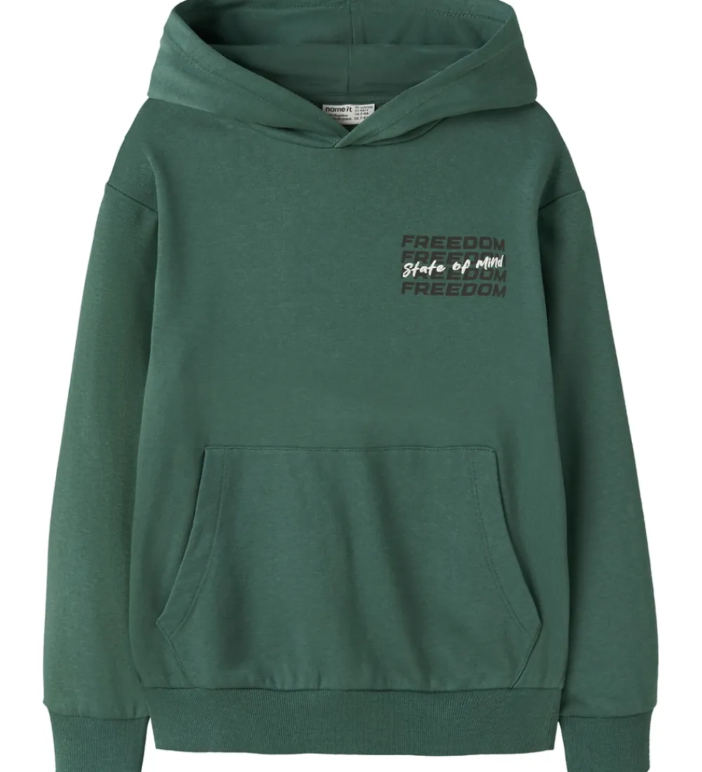 Sweatshirts-Name It Sweatshirt - NkmSteve - Bistro Green