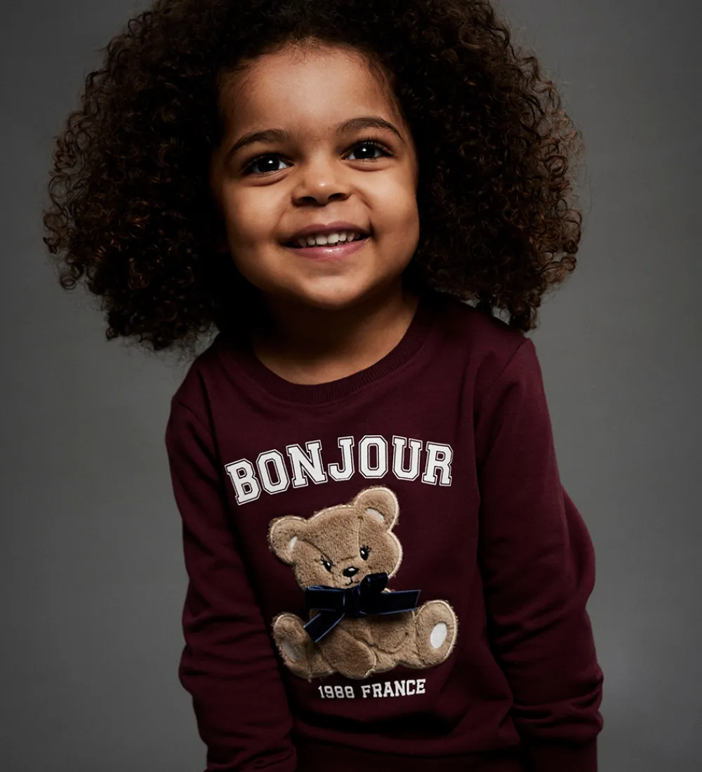 Name It Sweatshirts*Sweatshirt - NmfRear - Burgundy