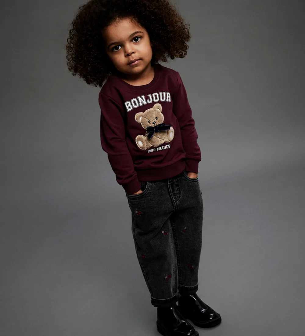 Name It Sweatshirts*Sweatshirt - NmfRear - Burgundy