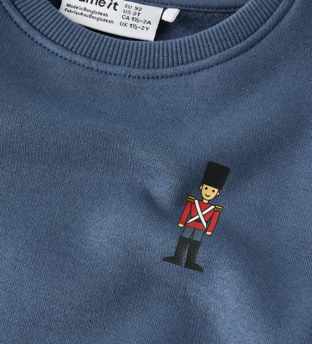 Name It Sweatshirts*Sweatshirt - NmmRopus - Vintage Indigo