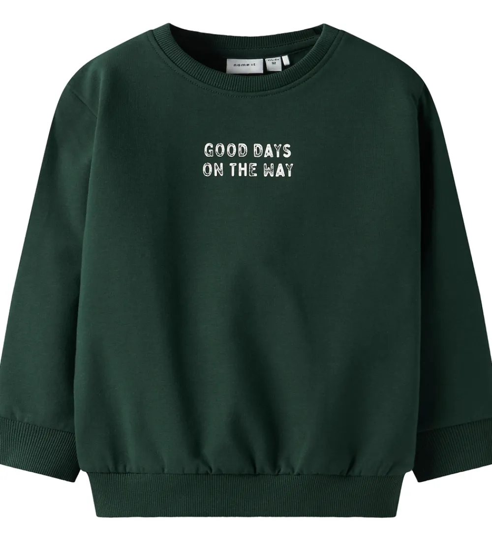 Bluser-Name It Sweatshirt - NmmSlade - Pine Grove