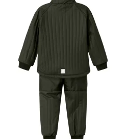 Name It Termotøj*Termotøj m. Fleece - PU - NmmMud - Rosin