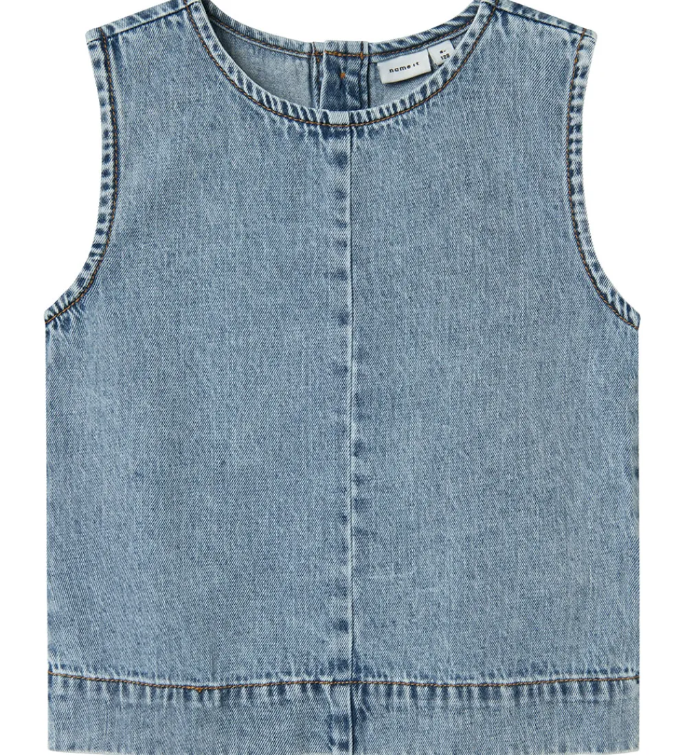 Toppe-Name It Top - NkfAmelia - Medium Blue Denim