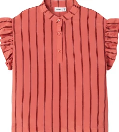 Toppe-Name It Top - NkfHeik - Spiced Coral/Madder Brown