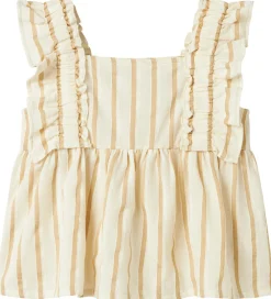 Name It Toppe*Top - NkfHerdon - Bleached Sand/Cloud Dancer