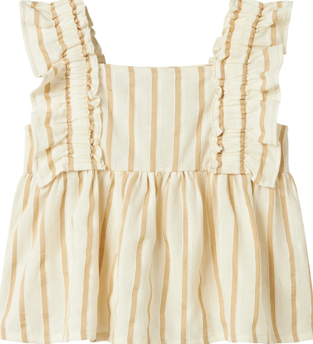 Name It Toppe*Top - NkfHerdon - Bleached Sand/Cloud Dancer