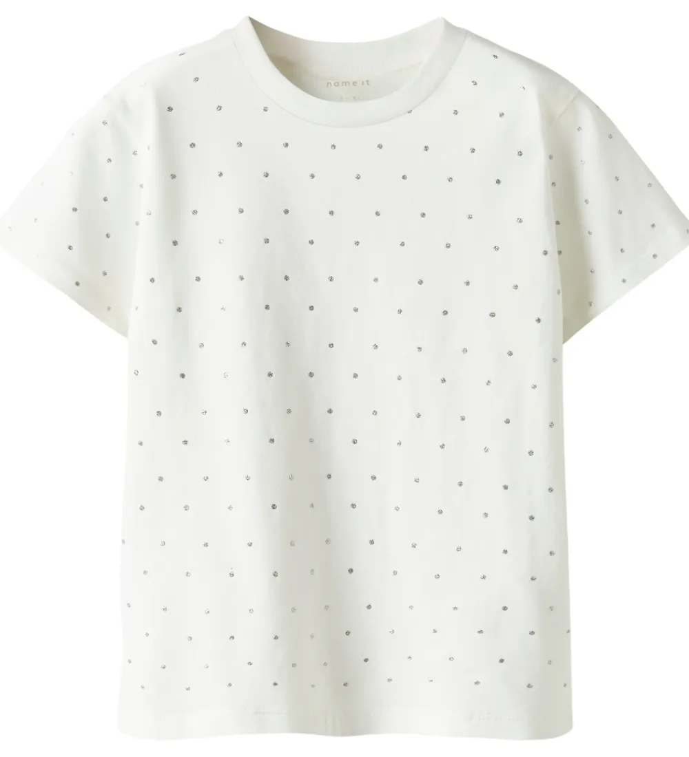 Name It T-Shirts|Juletøj*T-shirt - NkfRuaja - Bright White