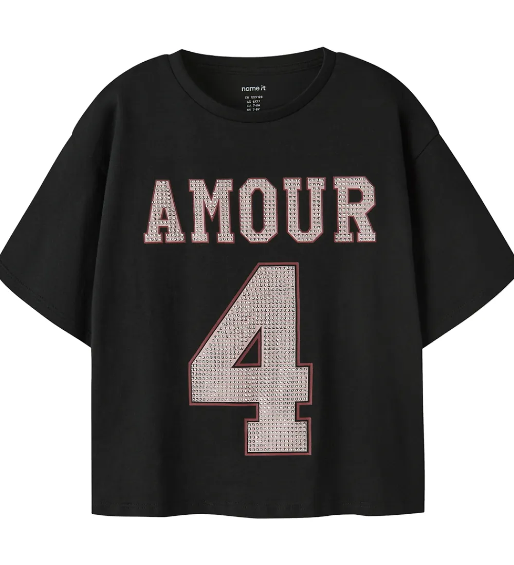 T-Shirts-Name It T-shirt - NkfSangy - Black
