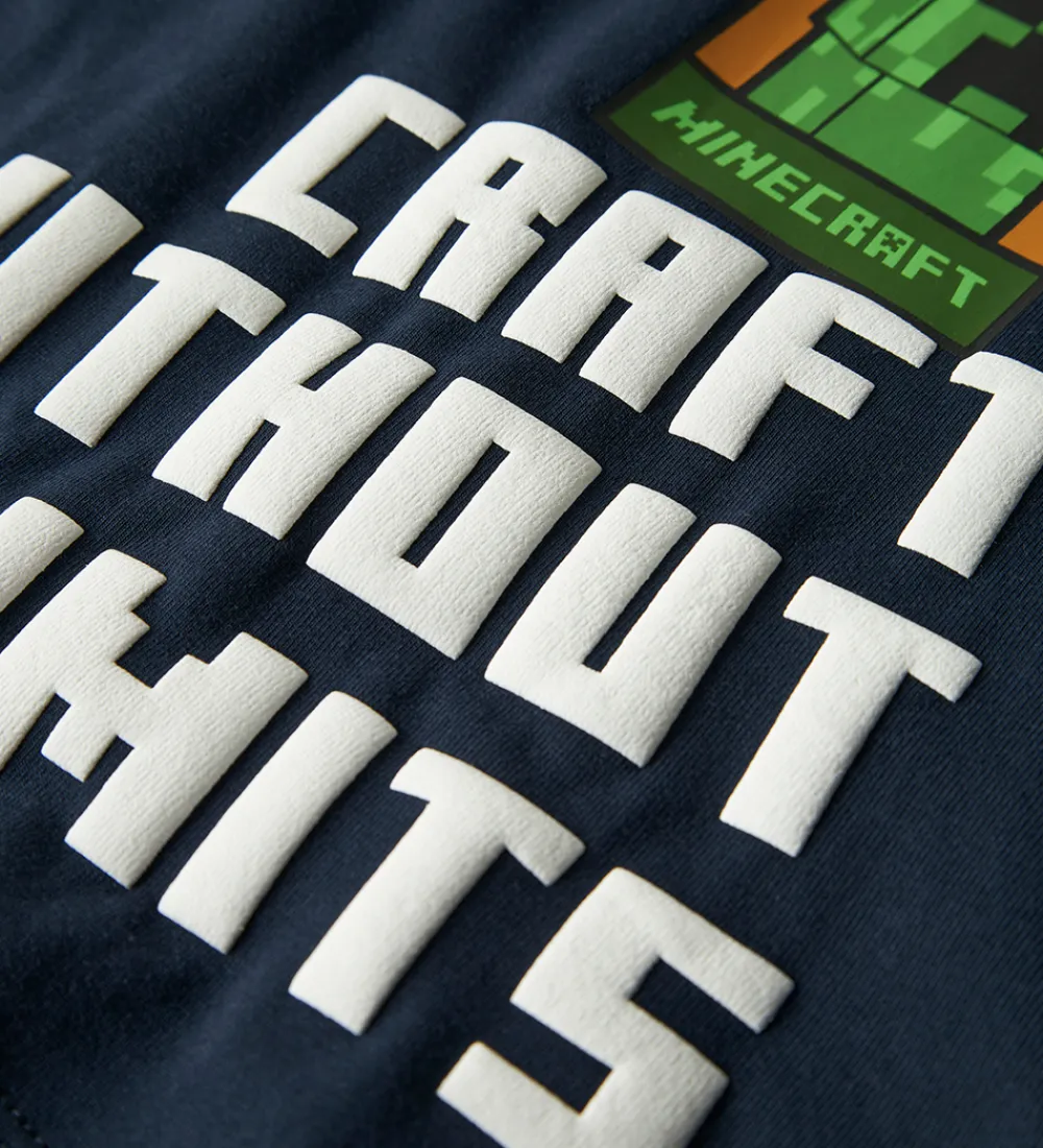 T-Shirts-Name It T-shirt - NkmNels - Minecraft - Navy Blazer