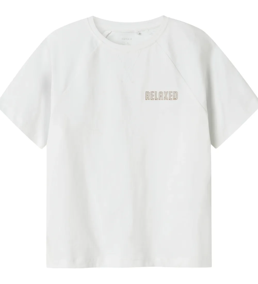 T-Shirts-Name It T-shirt - NkmRob - Bright White