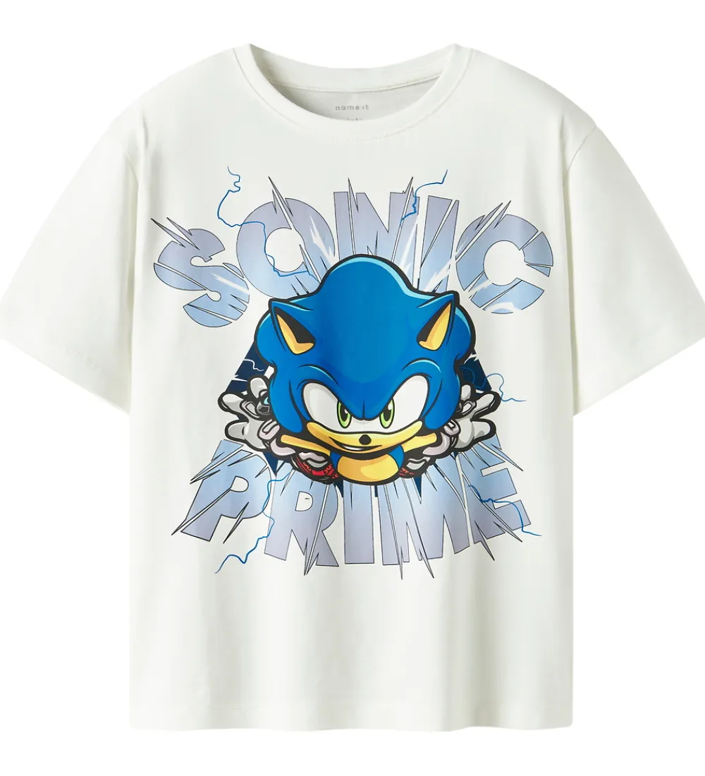 Name It T-Shirts*T-shirt - Sonic - NkmNemo - Cloud Dancer