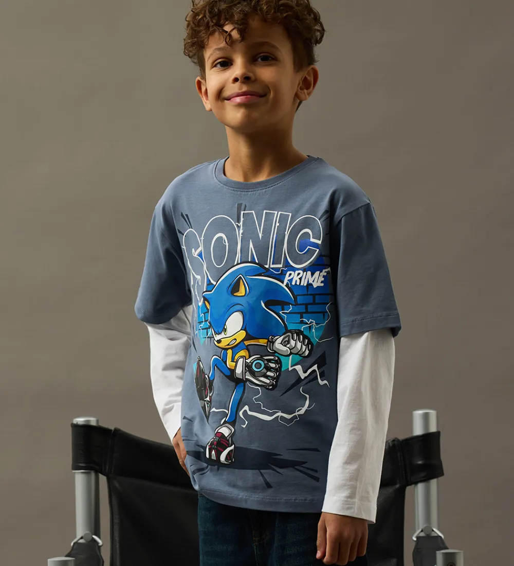 T-Shirts-Name It T-shirt - Sonic - NkmNemo - Flint Stone