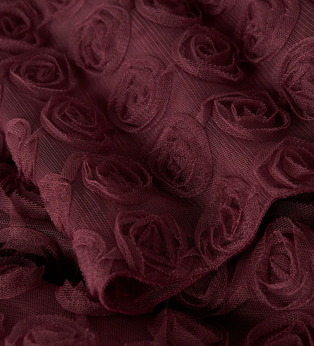 Kjoler|Juletøj-Name It Tylkjole - NmfSykia - Burgundy