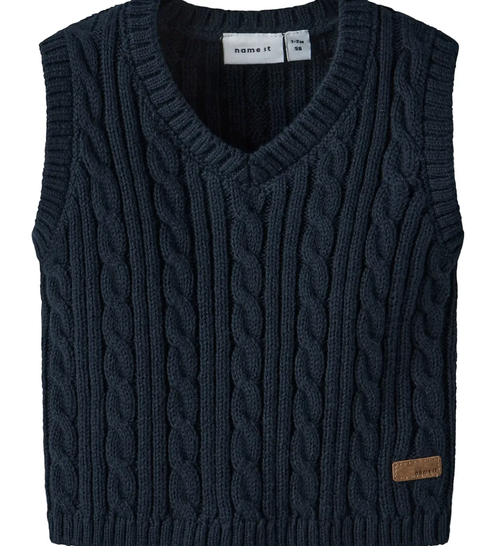 Veste-Name It Vest - Strik - NbmRoman - Navy Blazer
