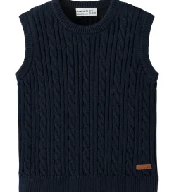 Veste-Name It Vest - Strik - NmmRoman - Navy Blazer