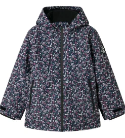 Vinterjakker-Name It Vinterjakke - NkfSnow10 - Dark Sapphire/Blossom