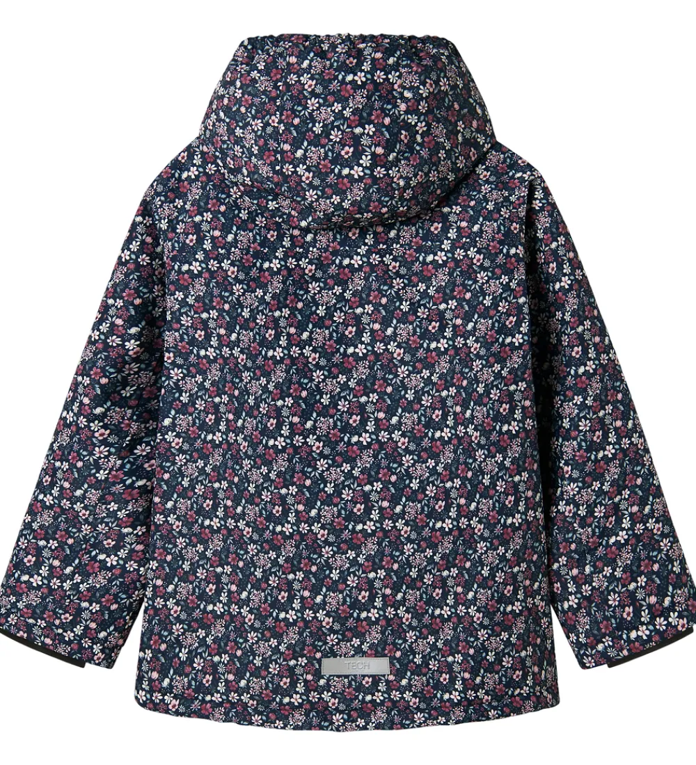 Vinterjakker-Name It Vinterjakke - NkfSnow10 - Dark Sapphire/Blossom