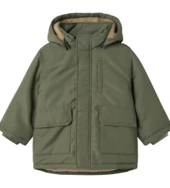 Vinterjakker-Name It Vinterjakke - NmmMarlow - Dusty Olive