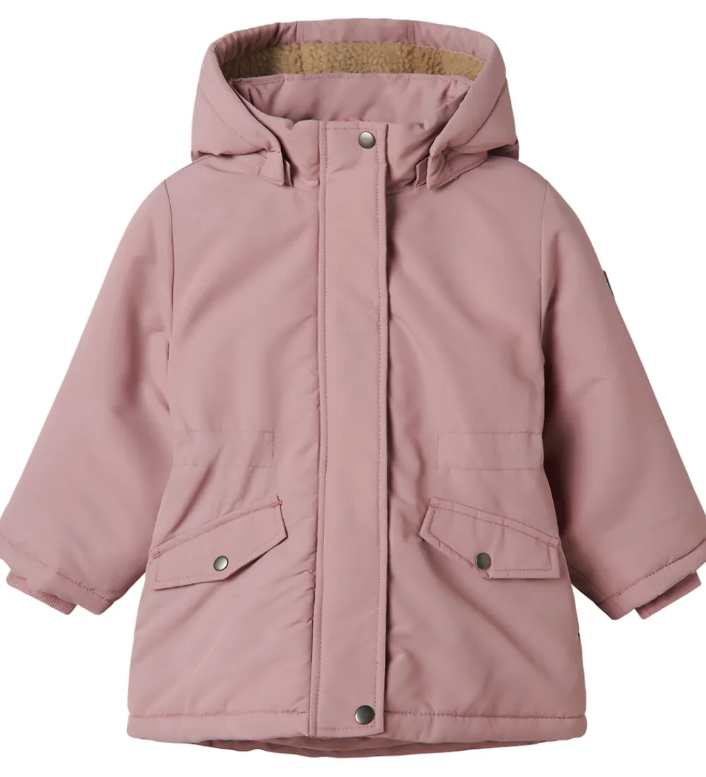 Vinterjakker-Name It Vinterjakke - Parka - NmfMarlow - Woodrose