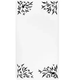 Lagner-Nanit Lagen - 70x132 cm - Smart Sheet - Hvid/Sort