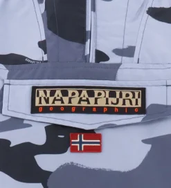 Napapijri Sommerjakker*Sommerjakke - Rainforest Anorak - Blue Camouflage