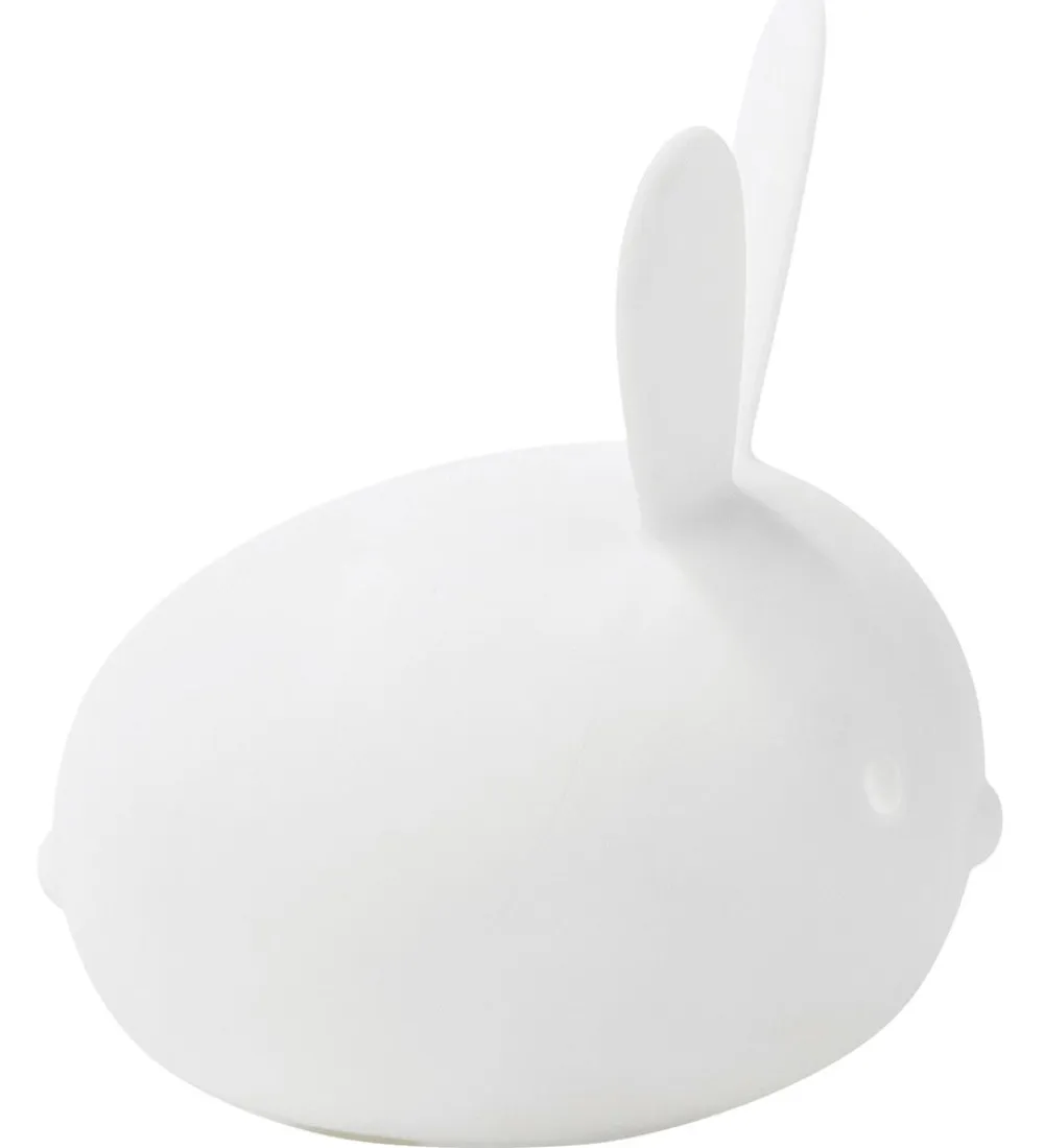 Nattou Natlamper|Lamper*Natlampe - Silikone - LED - Kanin - 12x14x15 cm - Hvid