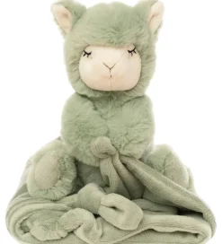 NatureZoo Sutteklude Og Nusseklude|Sovetid*Nusseklud - Lama - 35x35 cm - Støvet Grøn