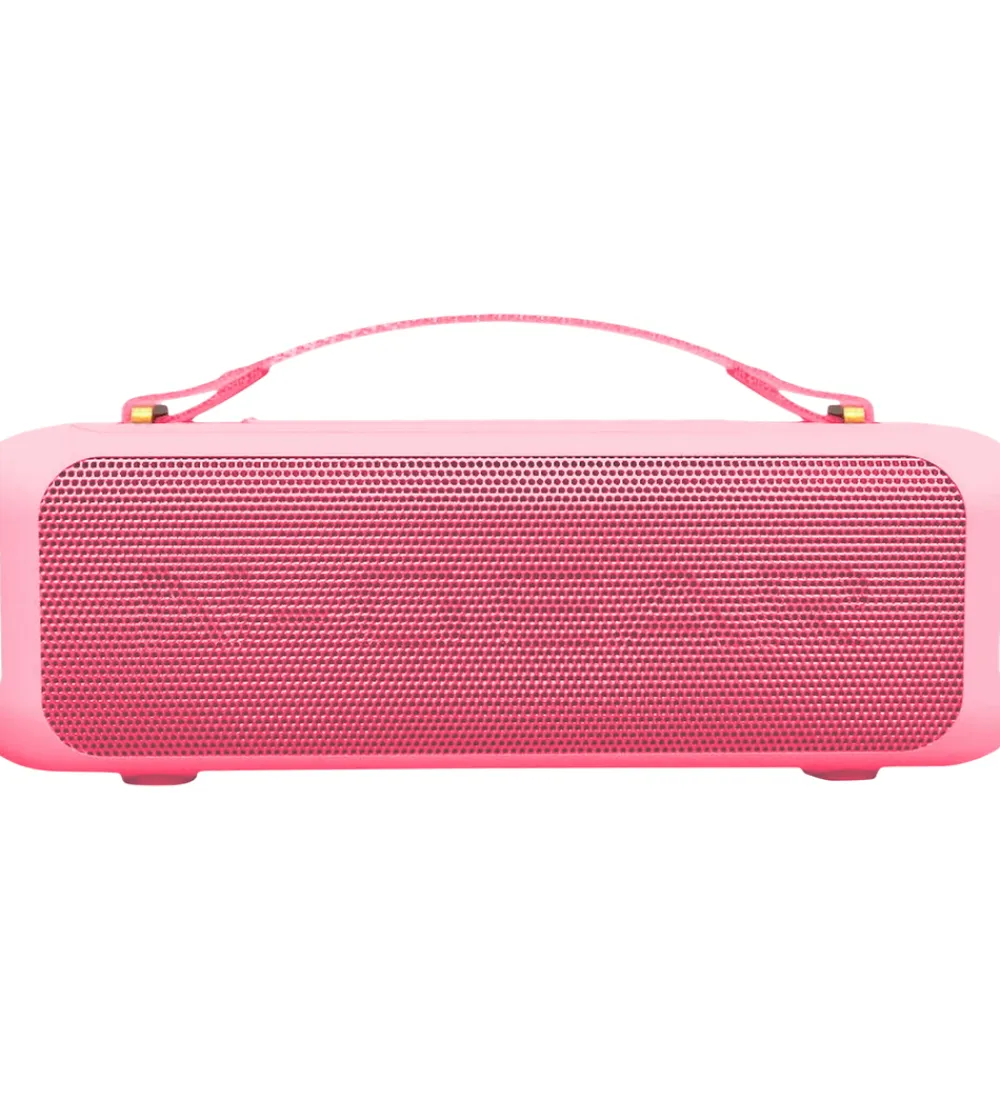 Musikinstrumenter|Højtalere-N-Gear Højtaler m. Mikrofon/Lys - Blazooka 703 - Trådløs - Pink