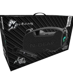 Musikinstrumenter|Højtalere-N-Gear Højtaler med Mikrofon - Wireless - NRG500 - Sort
