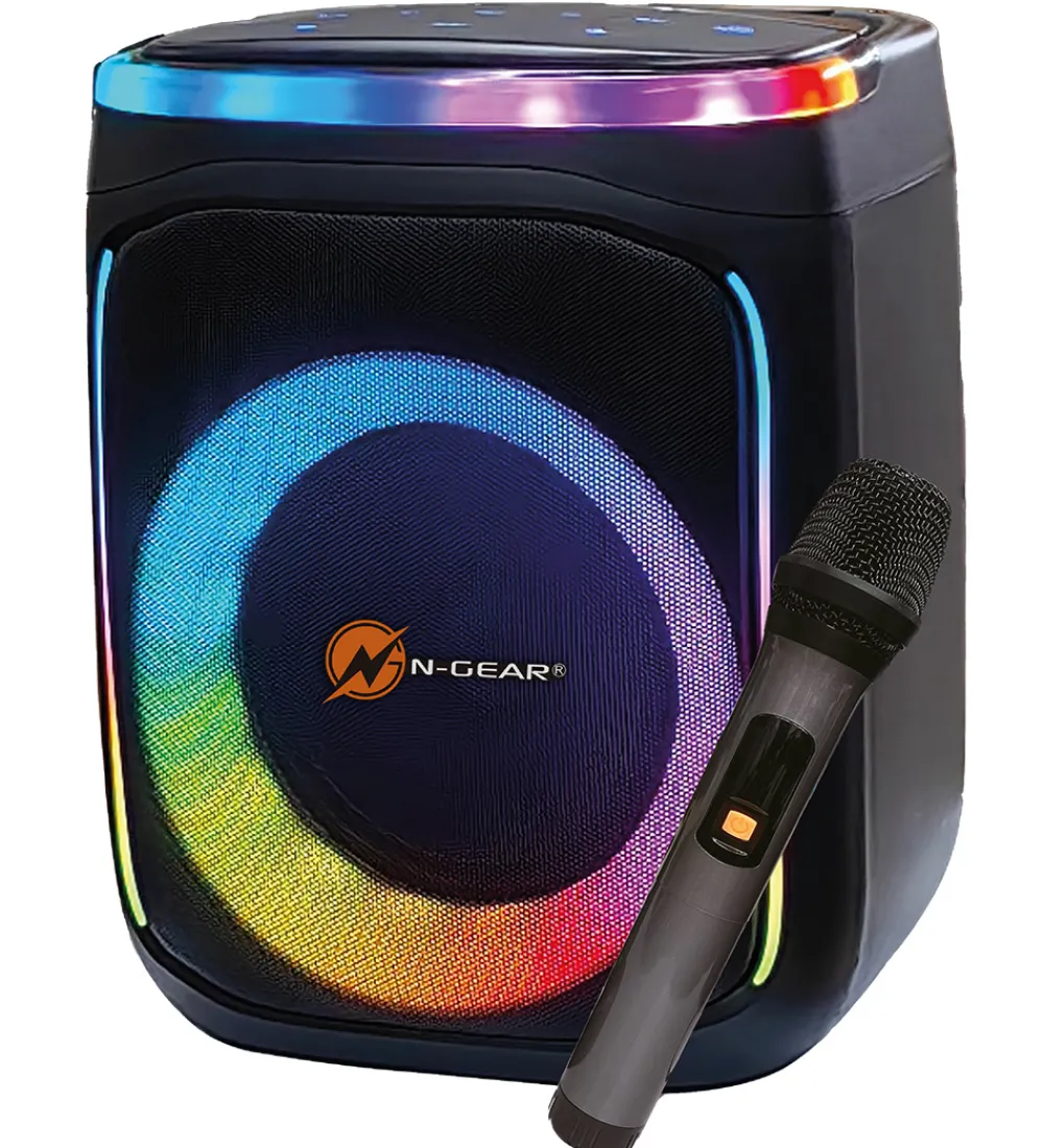 N-Gear Højtalere*Karaoke Højtalere - Wireless - The Flash Banger 606 - Sor
