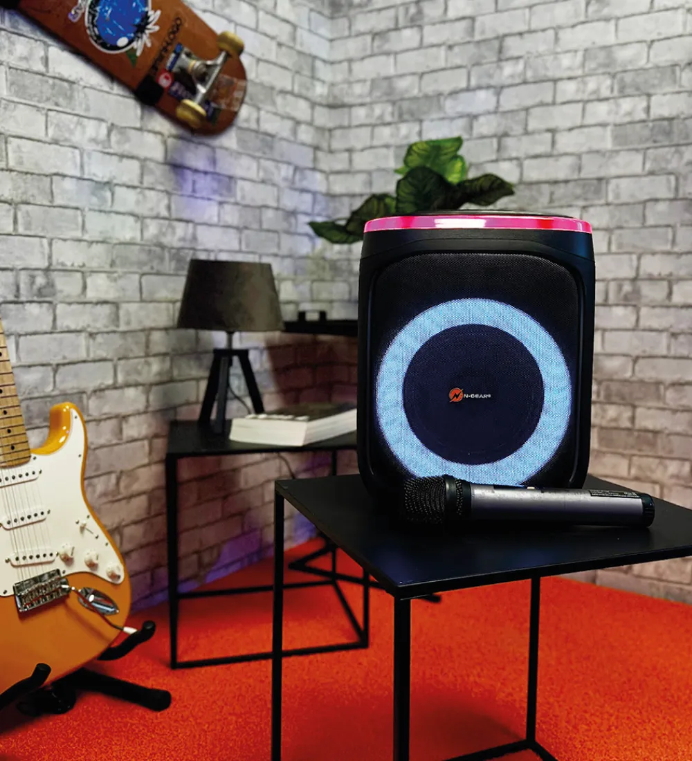N-Gear Højtalere*Karaoke Højtalere - Wireless - The Flash Banger 606 - Sor