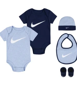 Nike Savlesmække*Gaveæske - Body k/æ/Futter/Hue/Savlesmæk - Blå