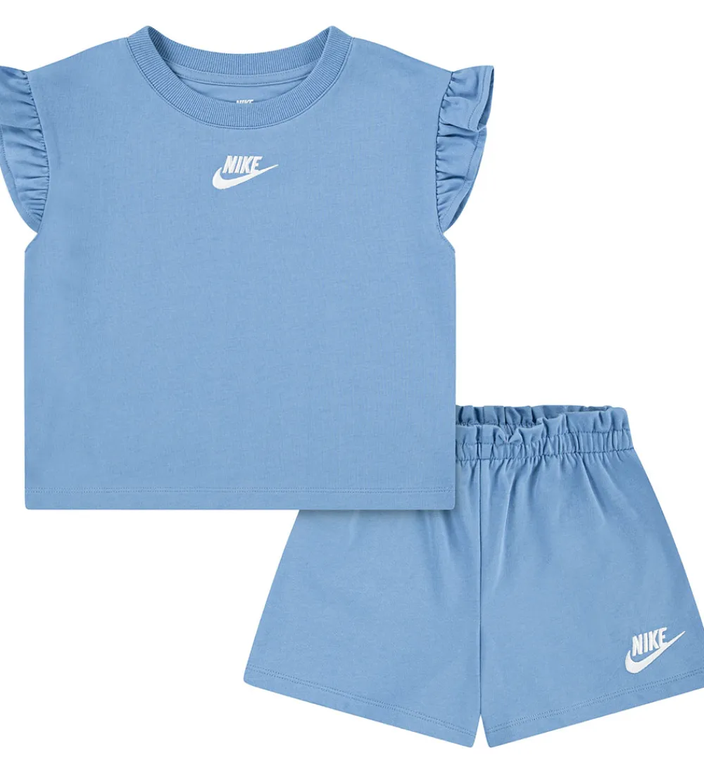 Toppe-Nike Shortssæt - Top/Shorts - Blue Beyond