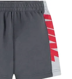 Gymnastiktøj-Nike Shortssæt - T-shirt/Shorts - Amplify - Smoke Grey
