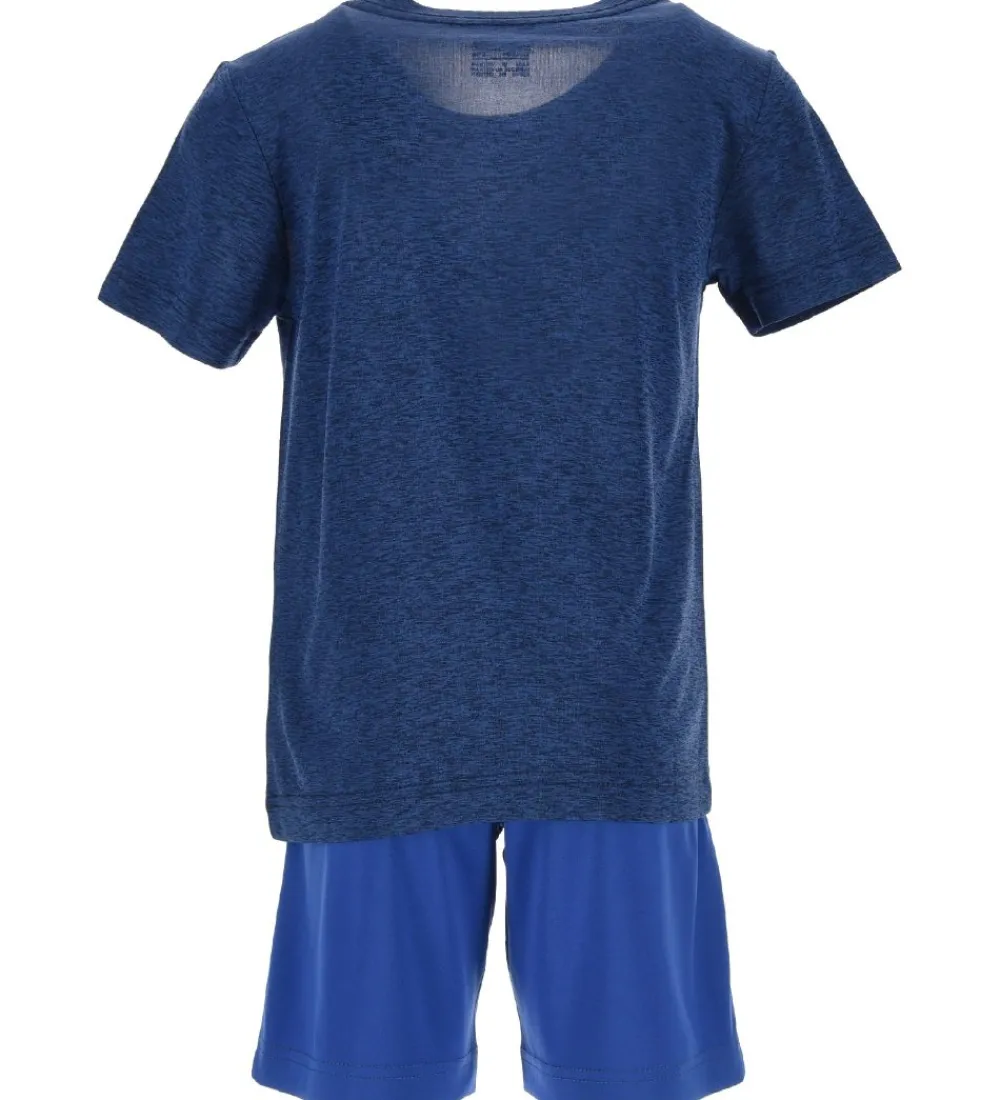 Gymnastiktøj|Fodboldtrøjer-Nike Shortssæt - T-shirt/Shorts - Game Royal