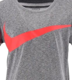 Nike Gymnastiktøj|Fodboldtrøjer*Shortssæt - T-shirt/Shorts - Sort/Grå