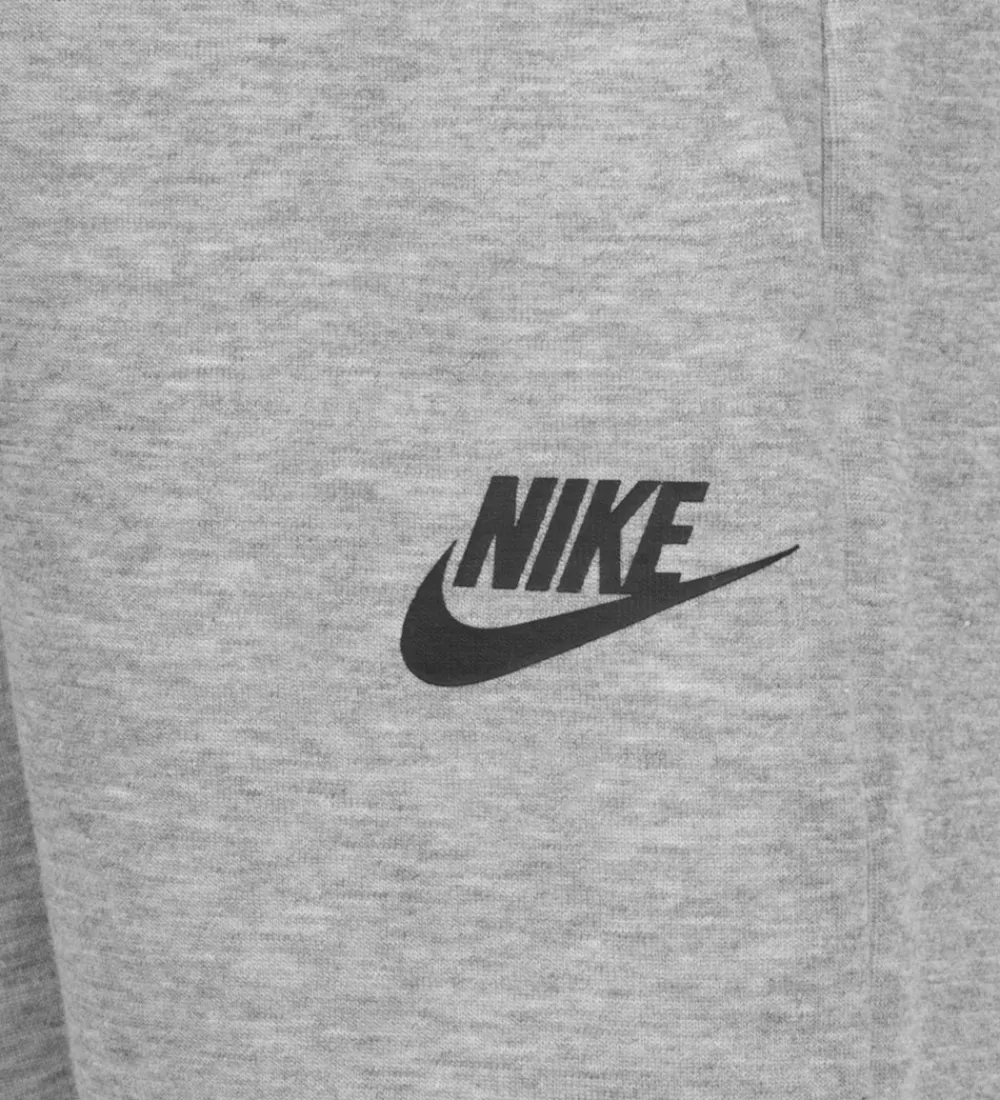 Nike Træning Og Gymnastik|Træningssæt*Sæt - Cardigan/Bukser - Gråmeleret m. Sort